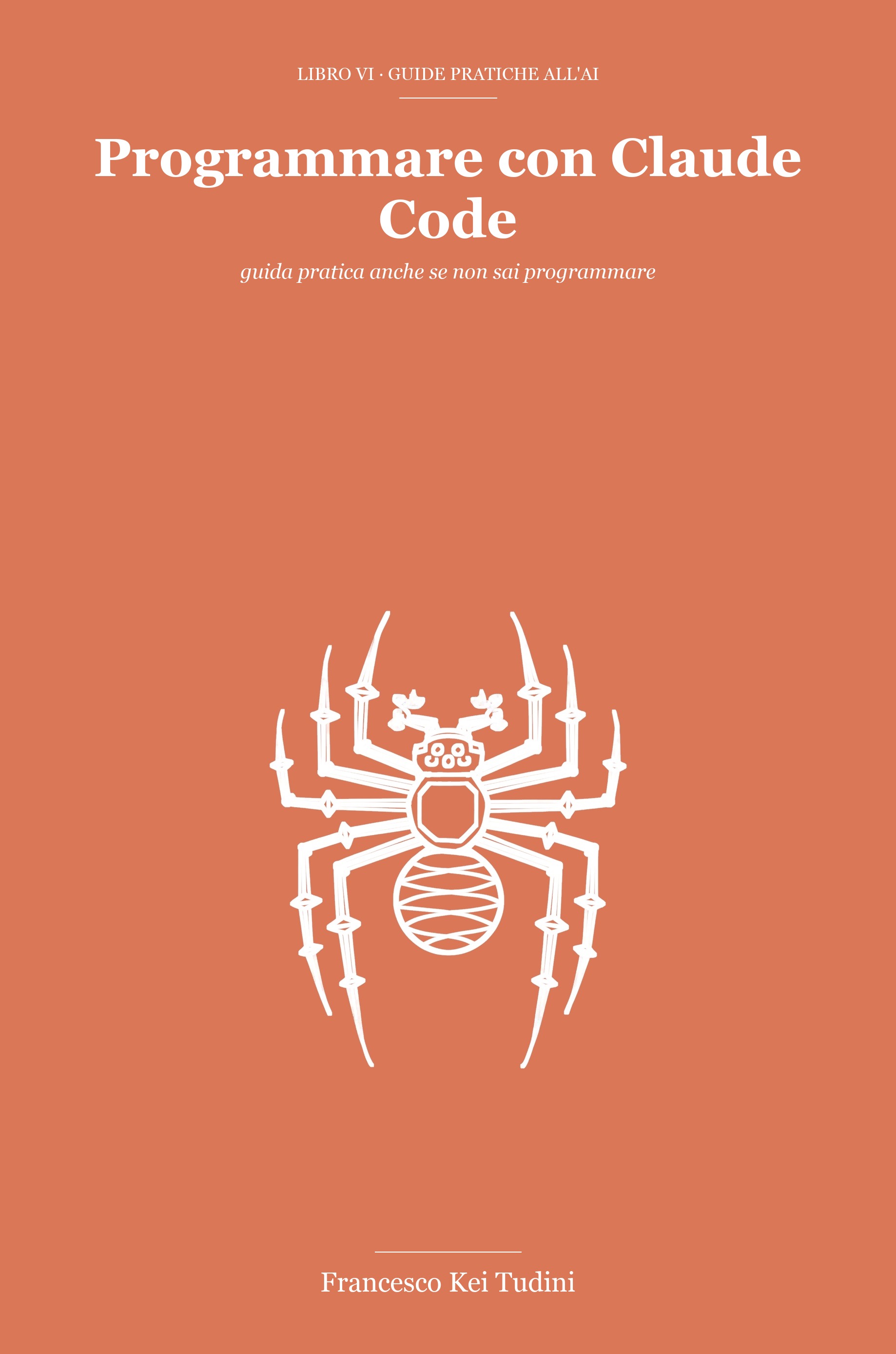 Copertina del libro Programmare con Claude Code di Francesco Kei Tudini